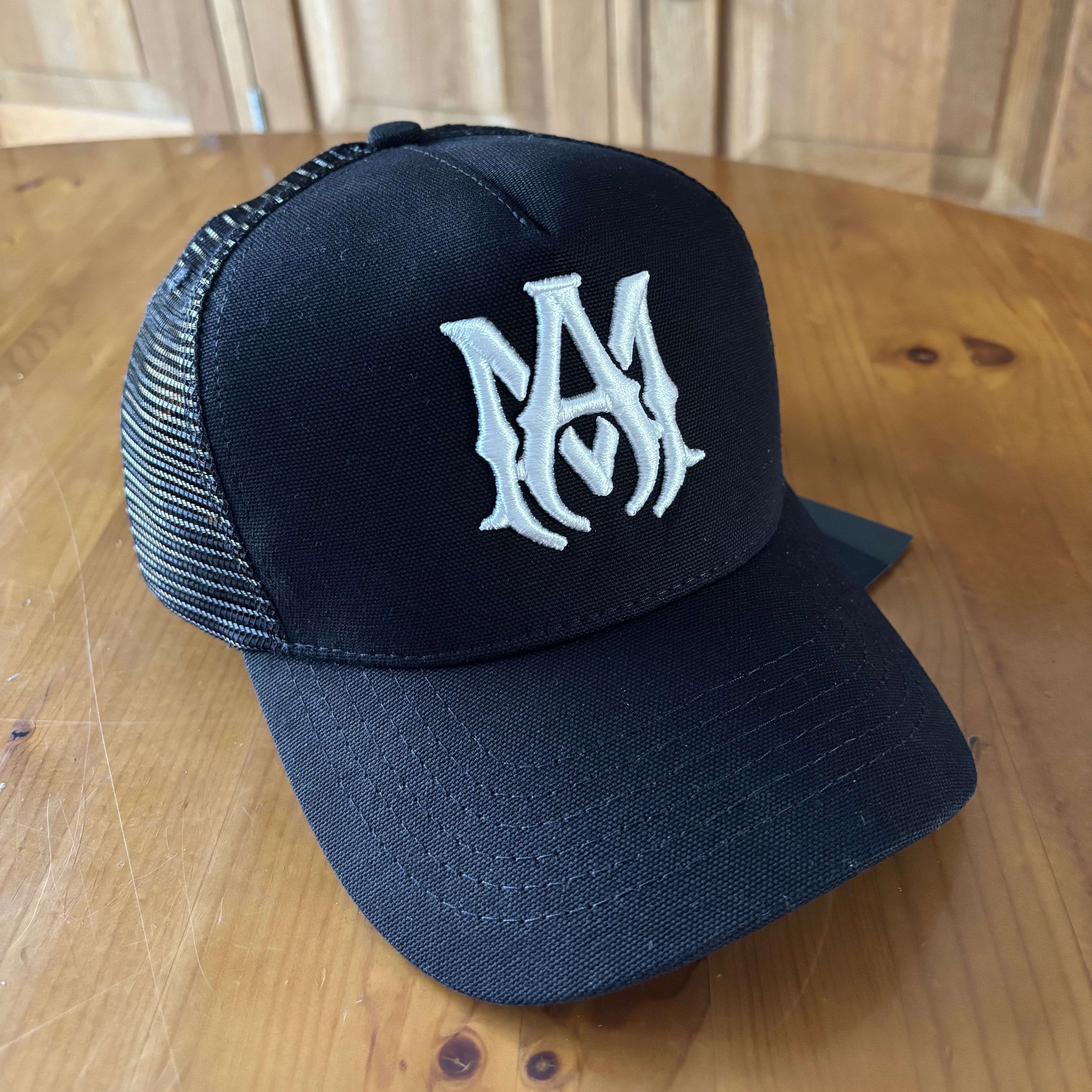 AMIRI☆コットン メッシュ MA ロゴキャップ (AMIRI/キャップ