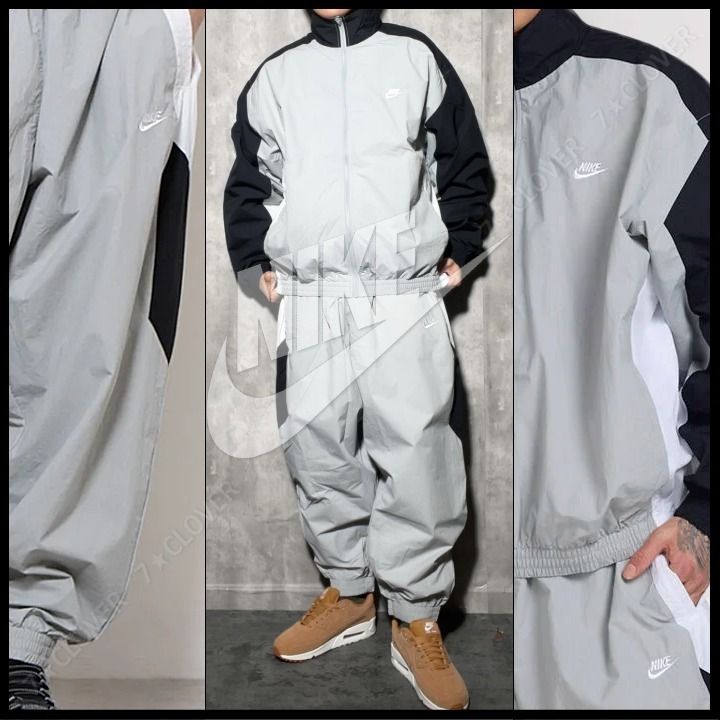 送料無料NIKE☆NYLON TRACK JACKET & PANTS 上下 セット (Nike
