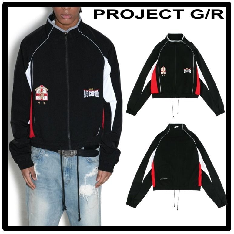 ☆Project G/R☆Reconstructed Hybrid Track Jacket☆Black