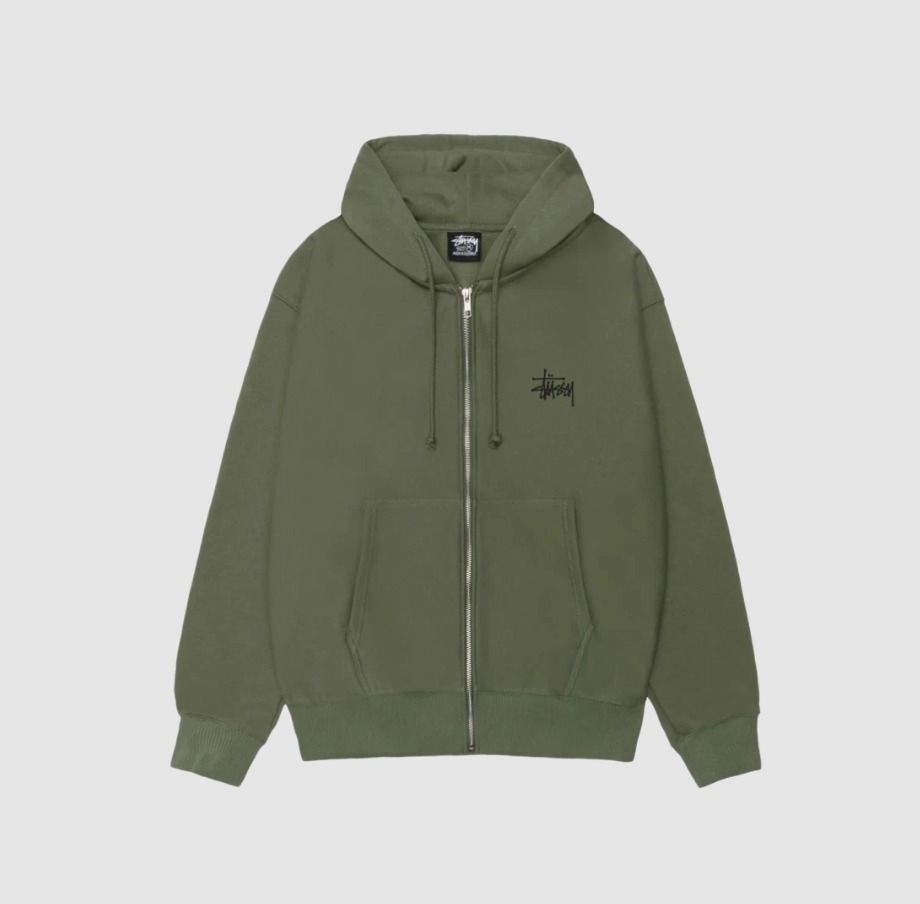 ☆人気☆【STUSSY】☆Stussy Big & Meaty Zip Hoodi.e☆Olive