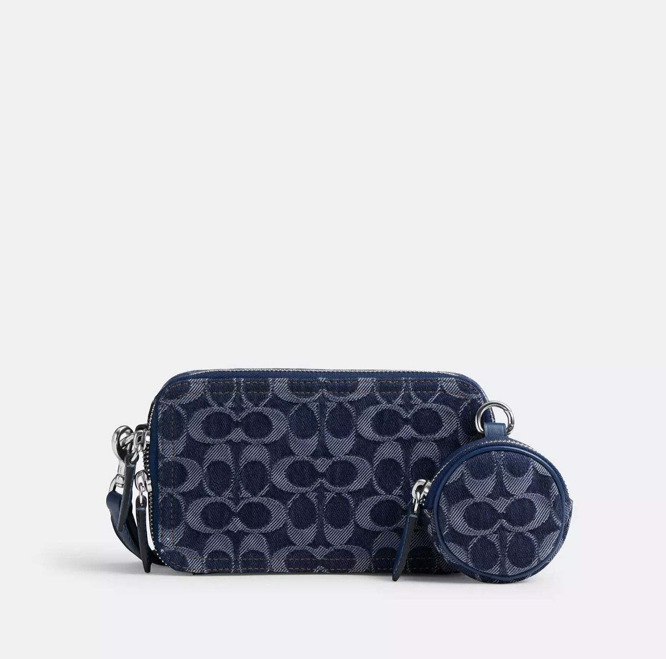 チャーター スリム クロスボディ バッグ・シグネチャー デニム (Coach