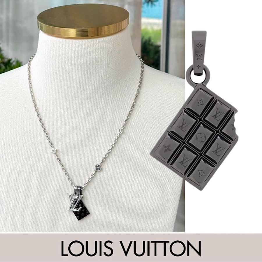 重ね付けにも》ルイヴィトン LV ネックレス チャーム (Louis Vuitton