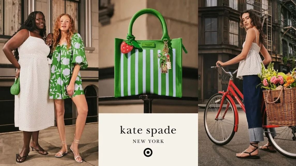 SPコラボ【Kate Spade × TARGET】 イチゴのかごバッグ 限定品♪ (kate