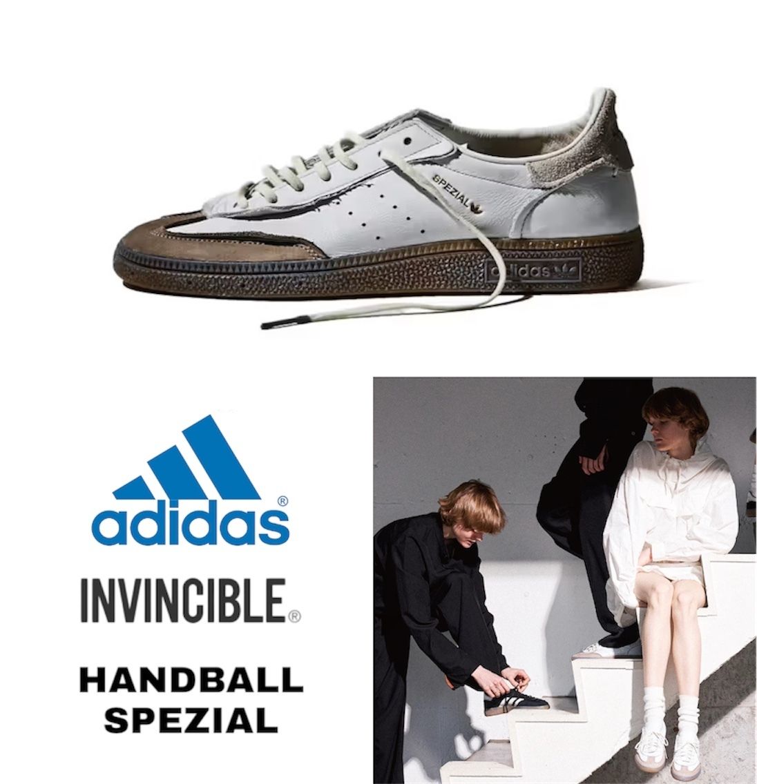 adidas x INVINCIBLE ☆ Handball Spezial 'Crystal White' (adidas