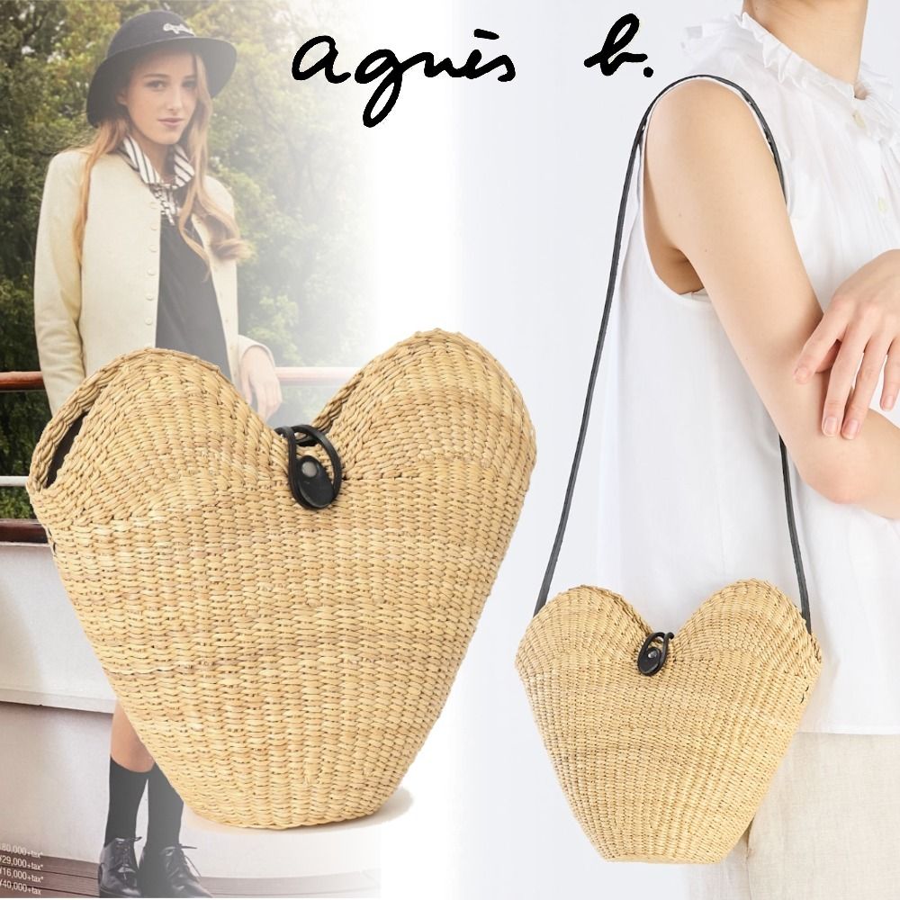 アニエスベー】レア！agnes b.×Ines Bressand ハート形バッグ (Agnes b