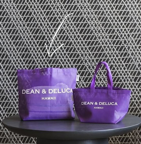 ラニ☆ディーンアンドデルーカ メッシュバッグ パープル 紫