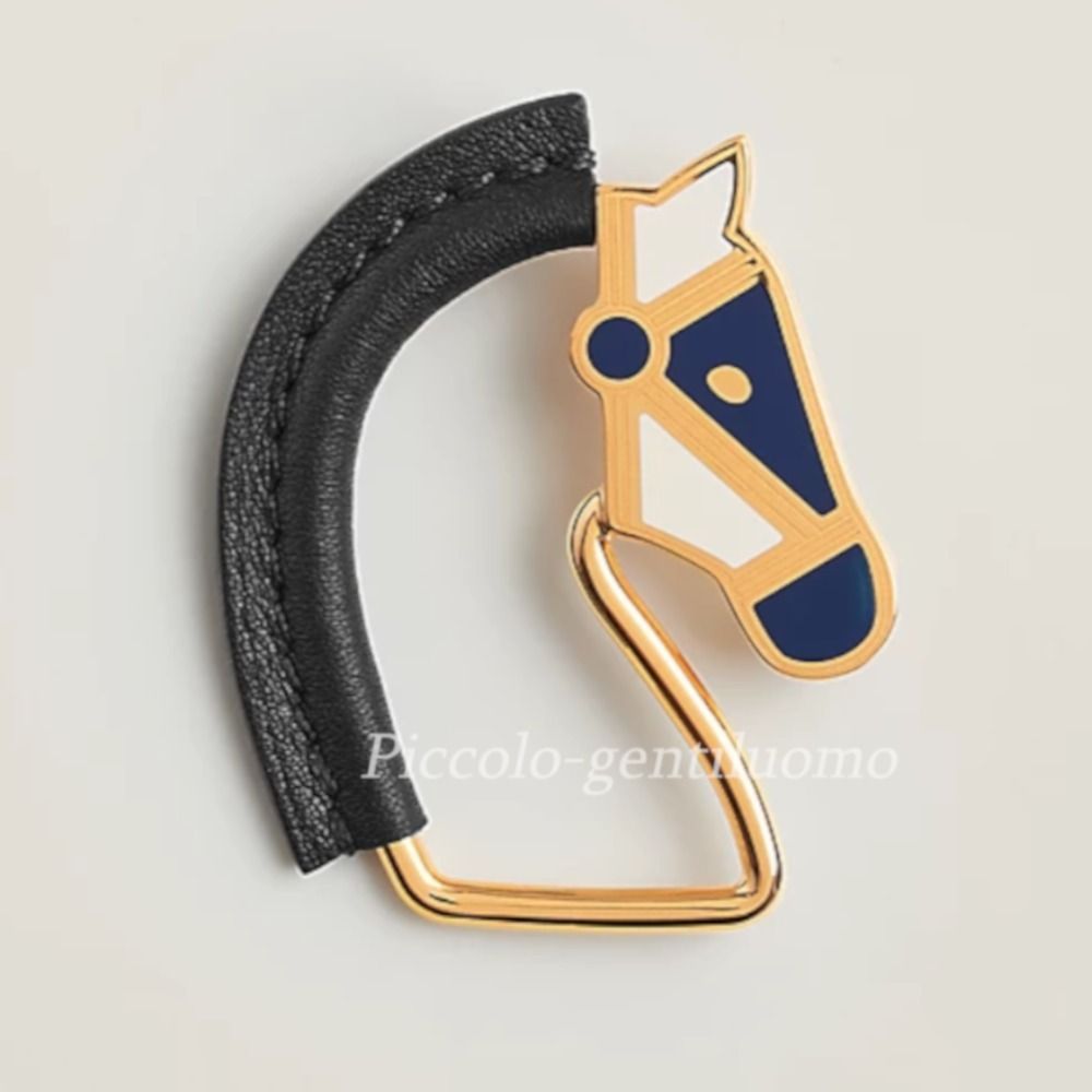 上品な馬がアクセントに◎】エルメス☆ブローチ ゴールド (HERMES