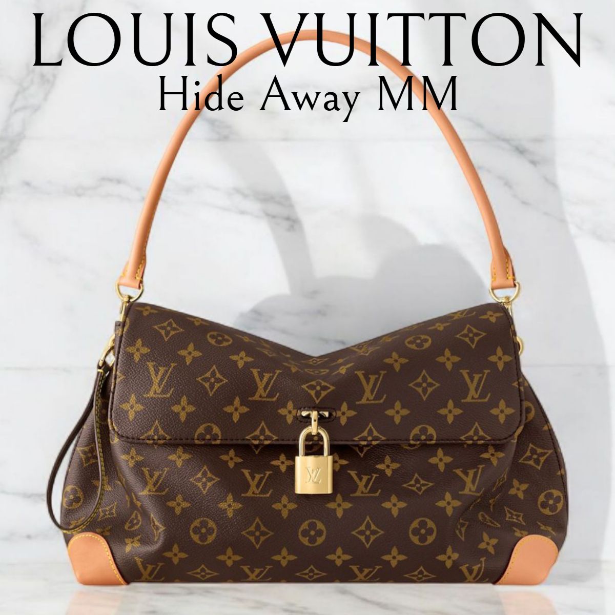海外限定*LV*Hide Away MM モノグラムショルダーバッグ M14473 (Louis