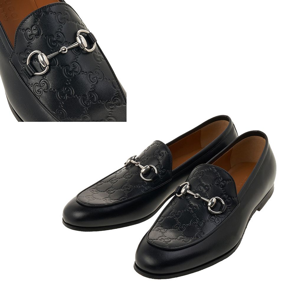 関税負担なし☆GUCCI グッチ ホースビット付き メンズローファー