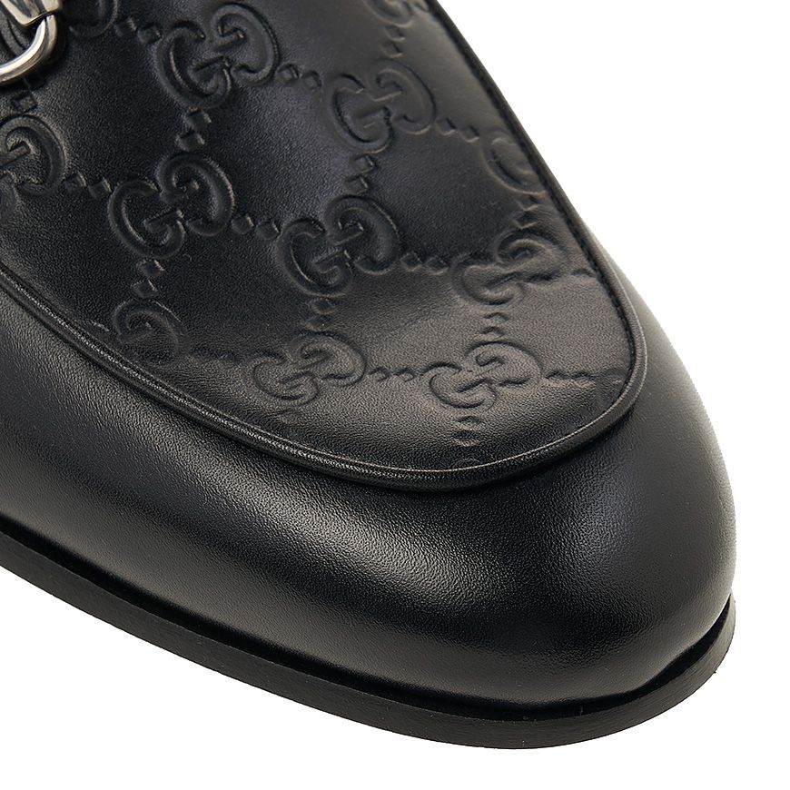 関税負担なし☆GUCCI グッチ ホースビット付き メンズローファー