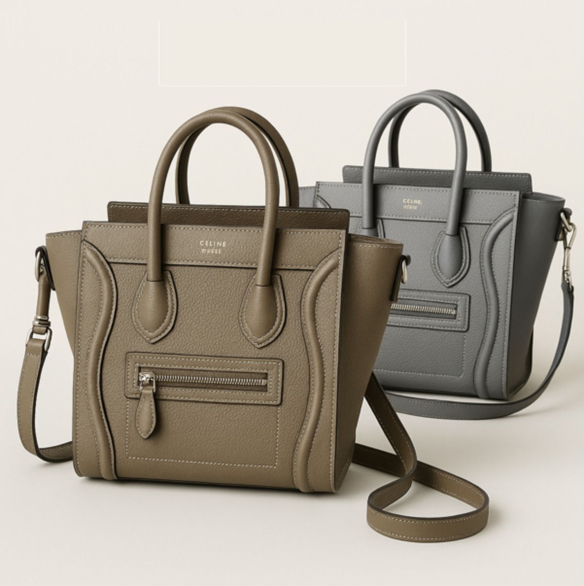 CELINE】特別セール！ラゲージ ナノ ドラムカーフ 多色展開 (CELINE