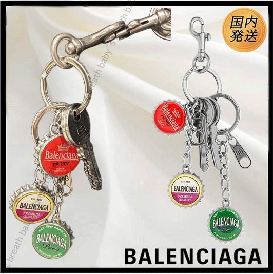 国内発送☆BALENCIAGA】チャーム/キーリング Bottle Caps (BALENCIAGA