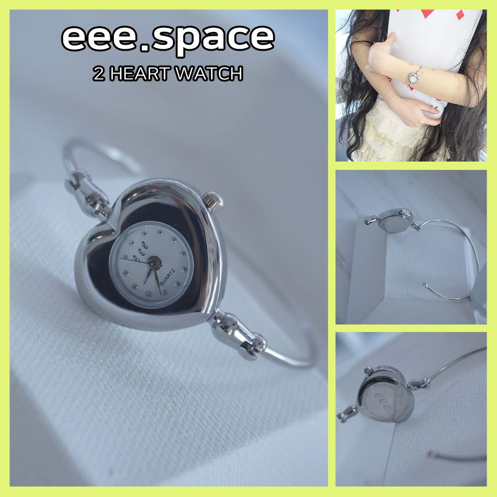 大人気【eee.space】2 HEART WATCH ○送料・関税込○ (アナログ腕時計