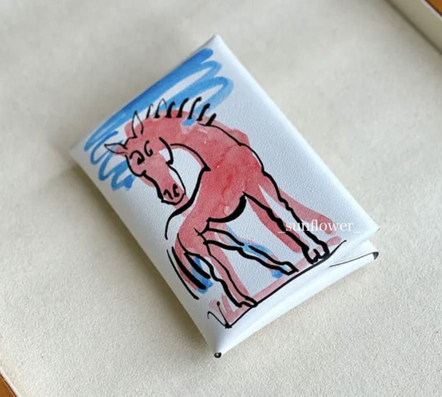 エルメス 限定版 カルヴィデュオ Spring Horse (HERMES/カードケース