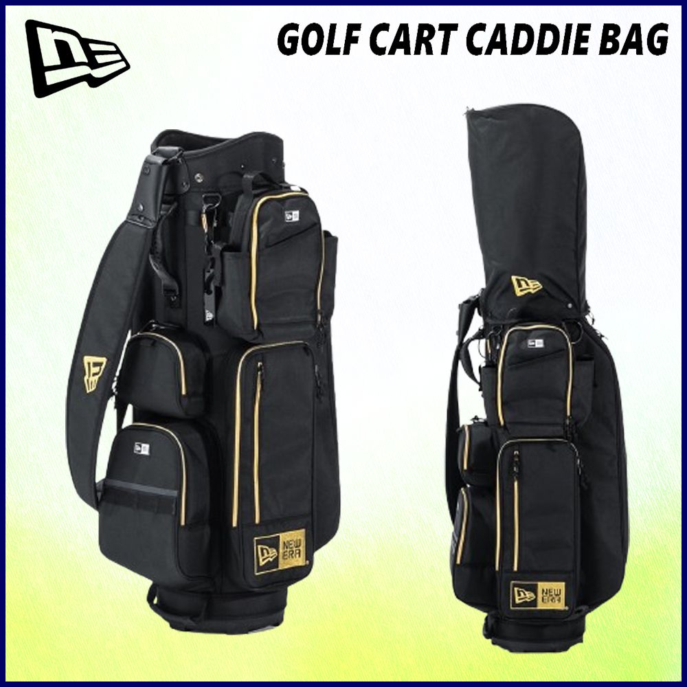 ゴルフバック☆ニューエラ☆スタンドバッグ Caddie Bag Gold (New Era