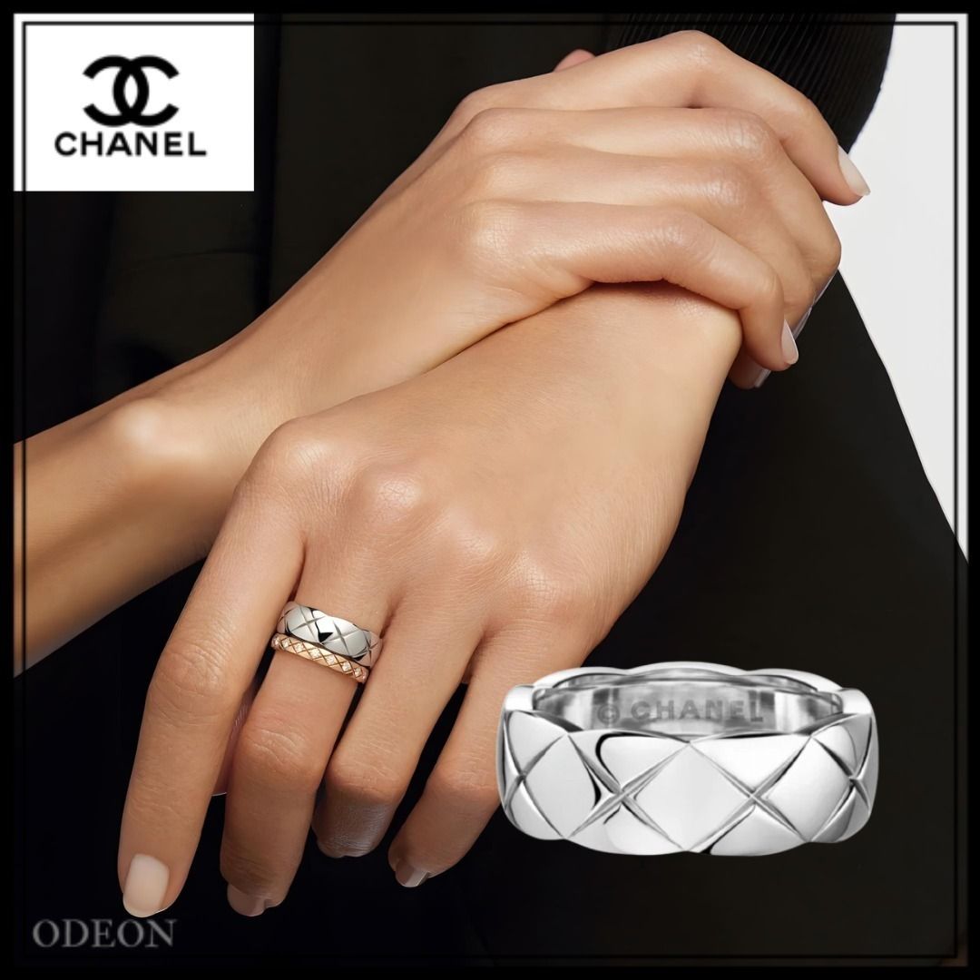 至極の輝き*【CHANEL】ココクラッシュ リング ホワイトゴールド