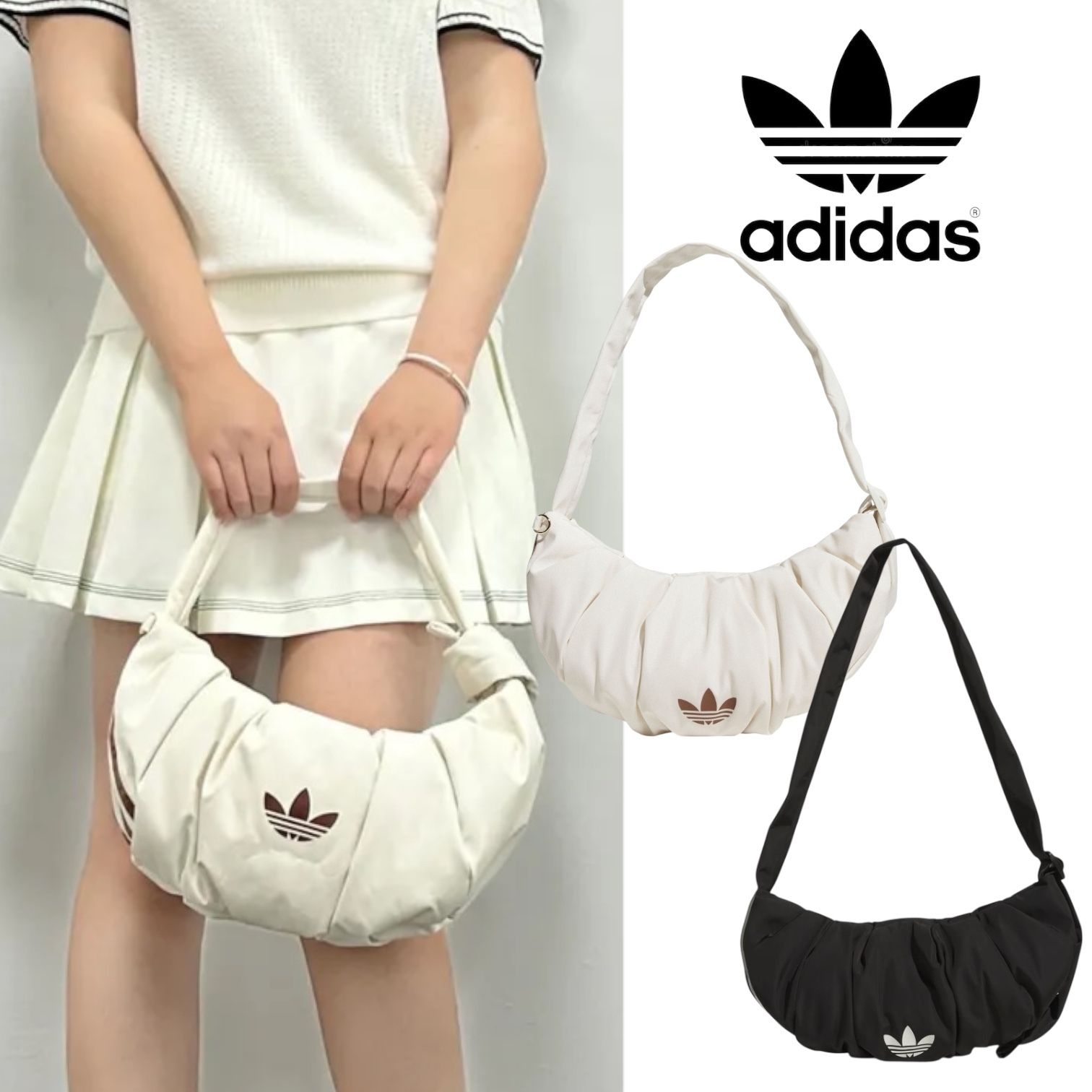 ☆adidas クロワッサン ユニセックス K-POP SNS大人気/送料込 (adidas