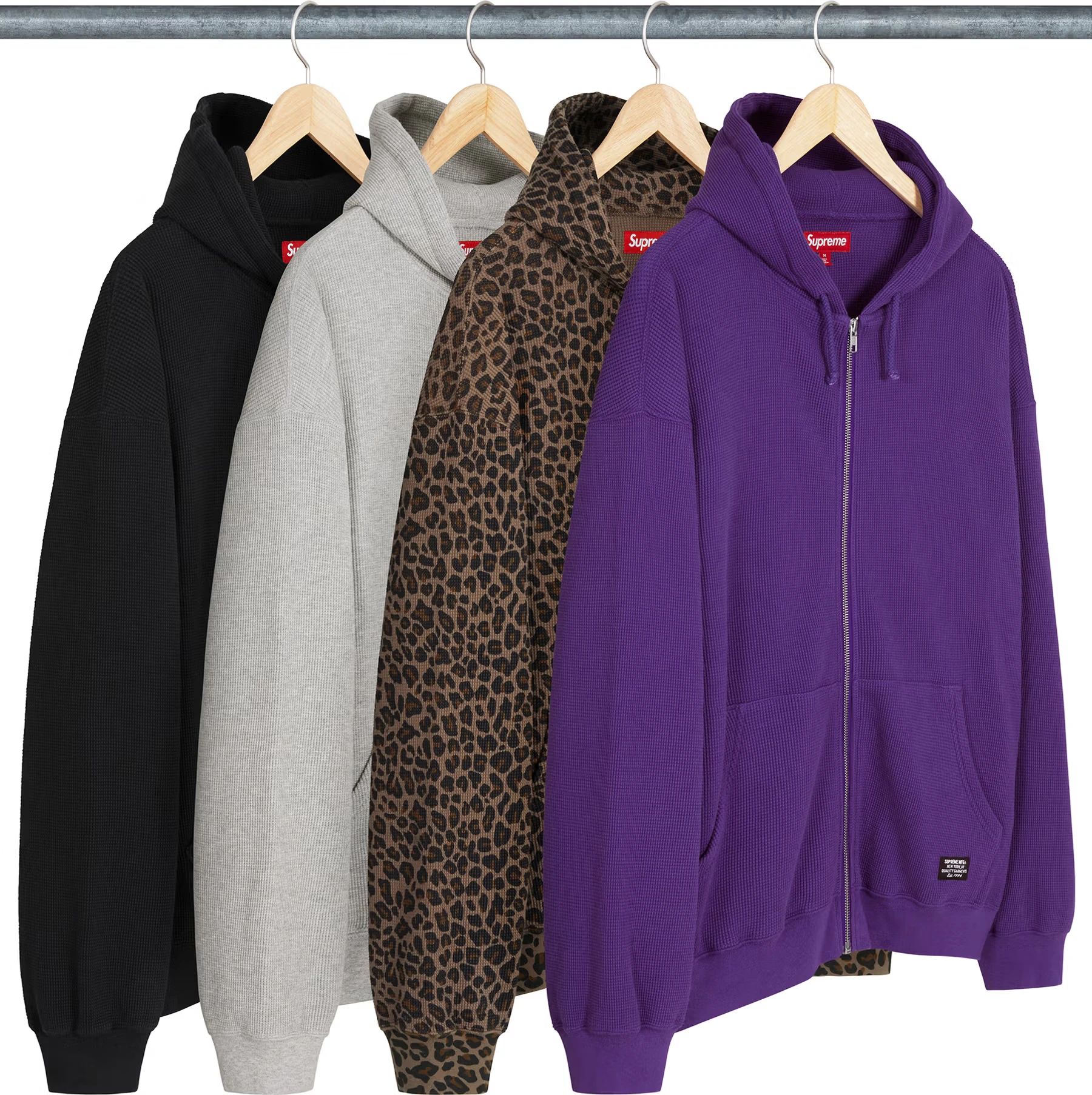 Supreme】Thermal Hooded Zip Up Leopard - 25SS (Supreme/パーカー