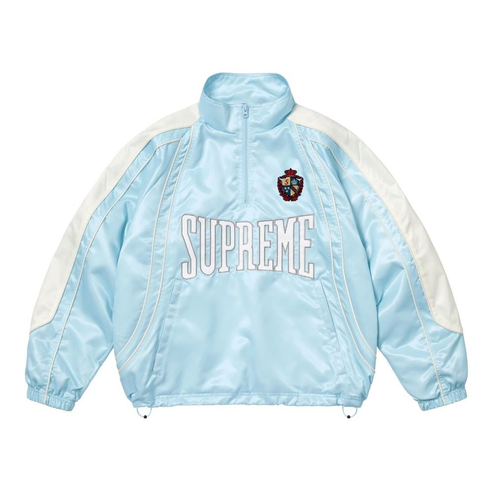Supreme】Satin Piping Pullover☆Light Blue☆25SS☆ (Supreme