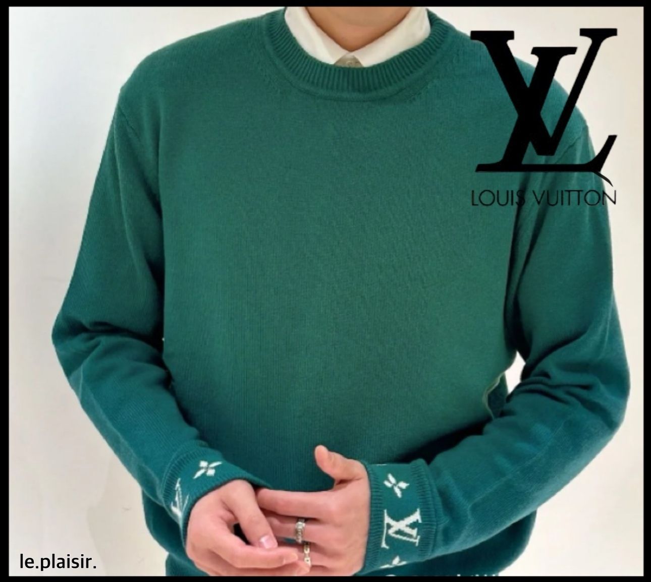 あらゆる装いにマッチ】ルイヴィトン☆カシミヤプルオーバー (Louis