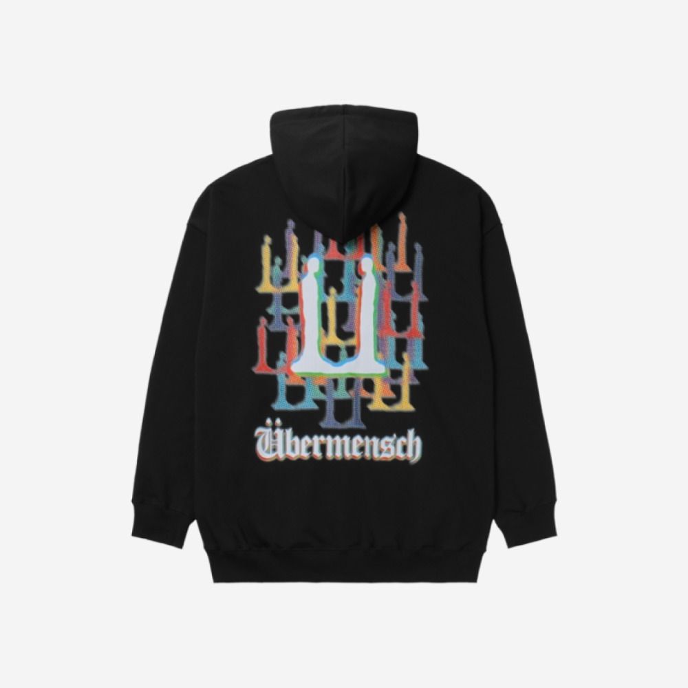 G-DRAGON Ubermensch Hoodie Zip-Up Black ☆人気 (peaceminusone