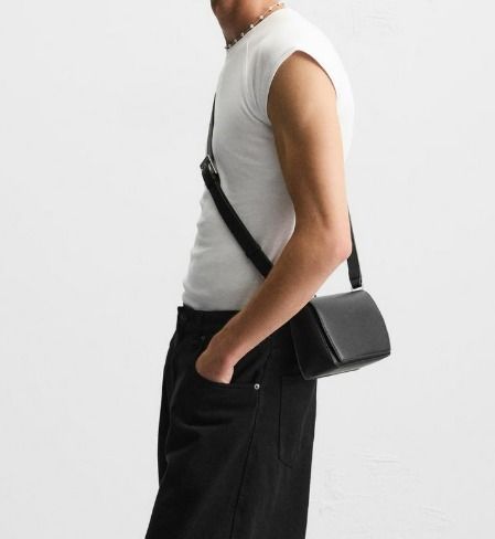 ZARA おしゃれ クロスボディバッグ ショルダーバッグ メンズ (ZARA