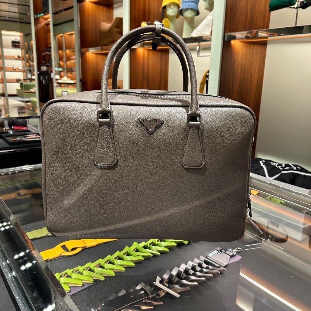 ☆PRADA / プラダ☆ レザー ブリーフケース 2VE339 (PRADA/ビジネス