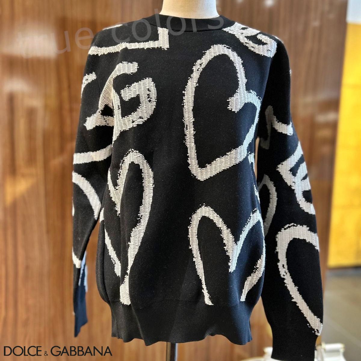 DOLCE&GABBANA ドルガバ DGハートジャガード ニットセーター (Dolce