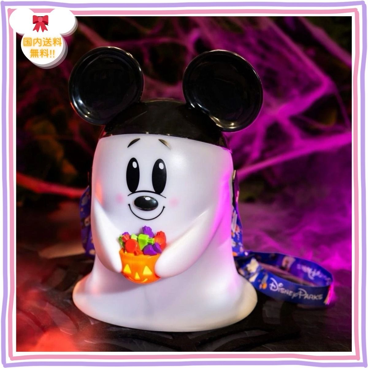 2025ハロウィン限定 ゴーストミッキー ポップコーンバケット USA