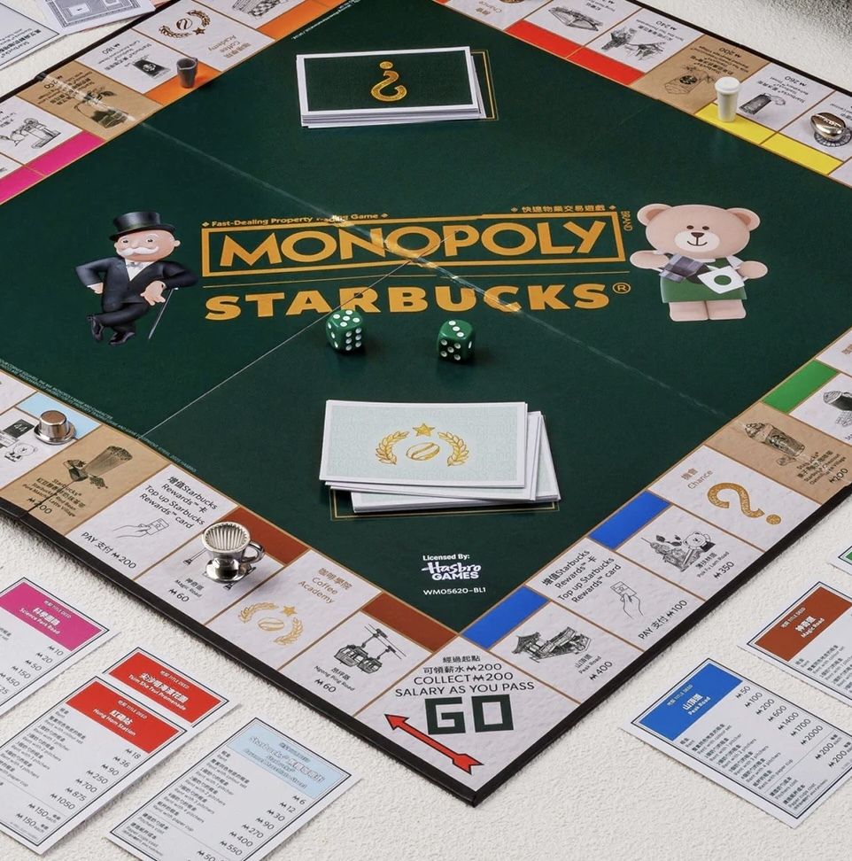 香港スタバ限定☆スターバックスモノポリーStarbucks x MONOPOLY