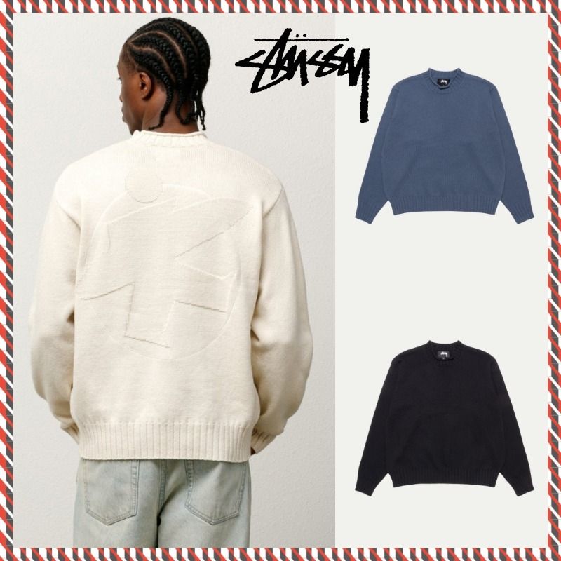 STUSSY】25fw SURFMAN MOCK SWEATER (STUSSY/ニット・セーター