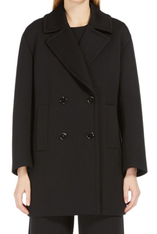 アウトレット☆S Max Mara☆gradi ジャージーピーコート (S Max Mara