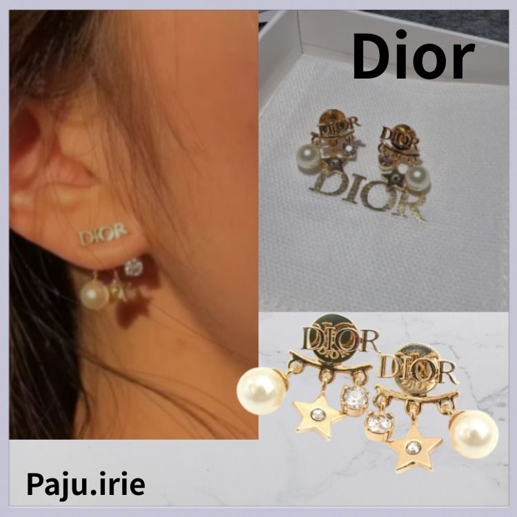 Dior】ディオール DIO(R)EVOLUTION☆ゴールドピアス (Dior/ピアス