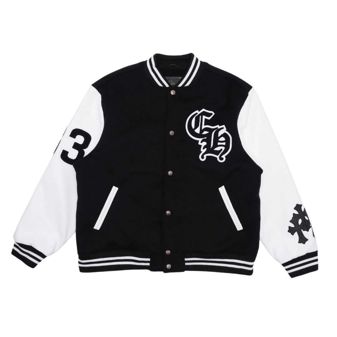 Chrome Hearts Cross Patch Varsity Jacket (CHROME HEARTS/ジャケット