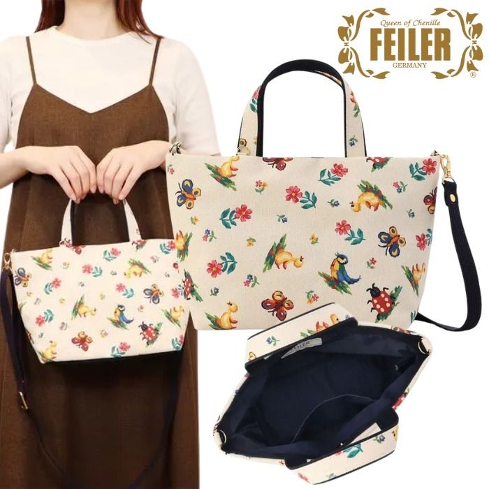 国内直営【FEILER】ハイジ キャンバスショルダーバッグ (FEILER