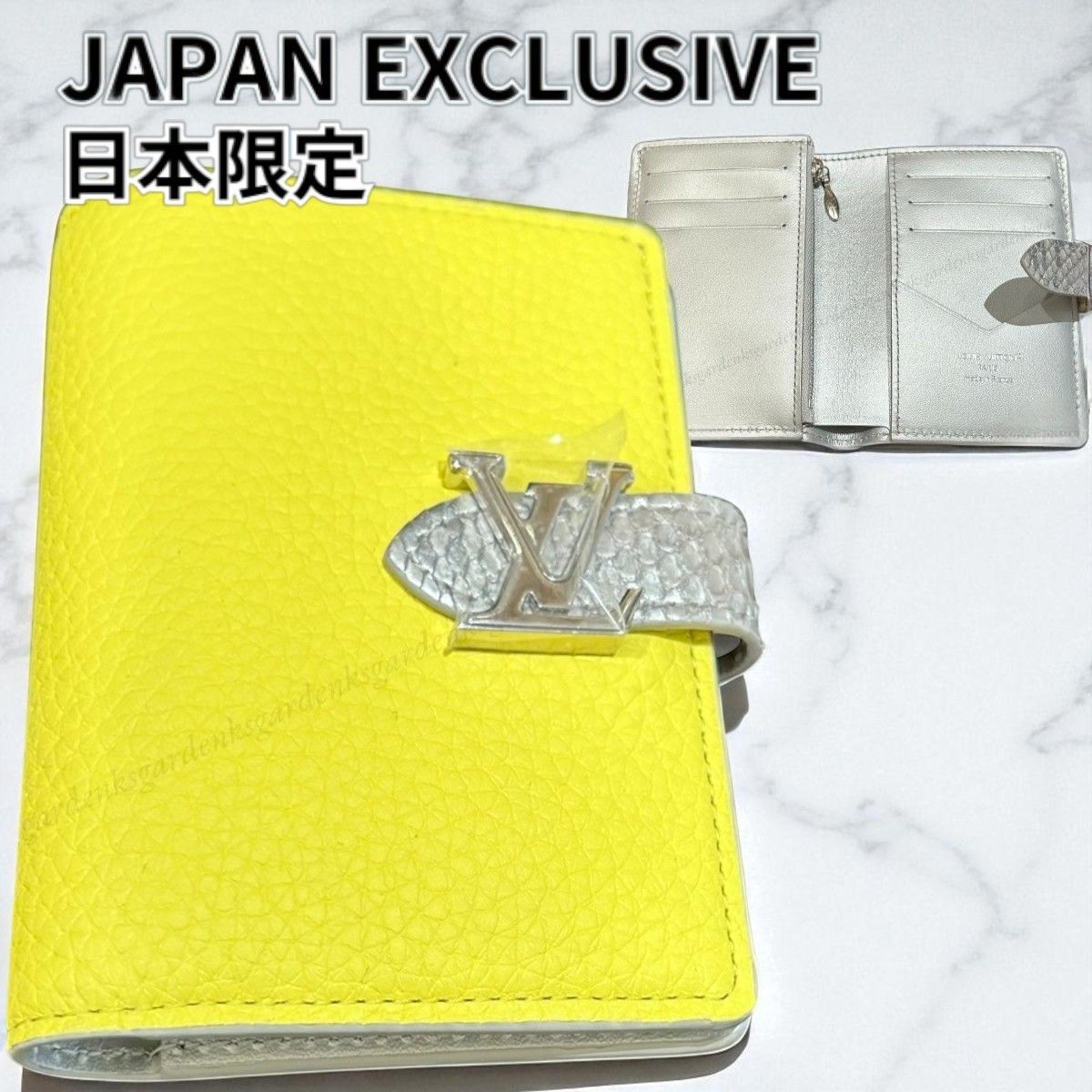 日本限定！即納！LV パイソン ヴェルティカル コンパクト (Louis