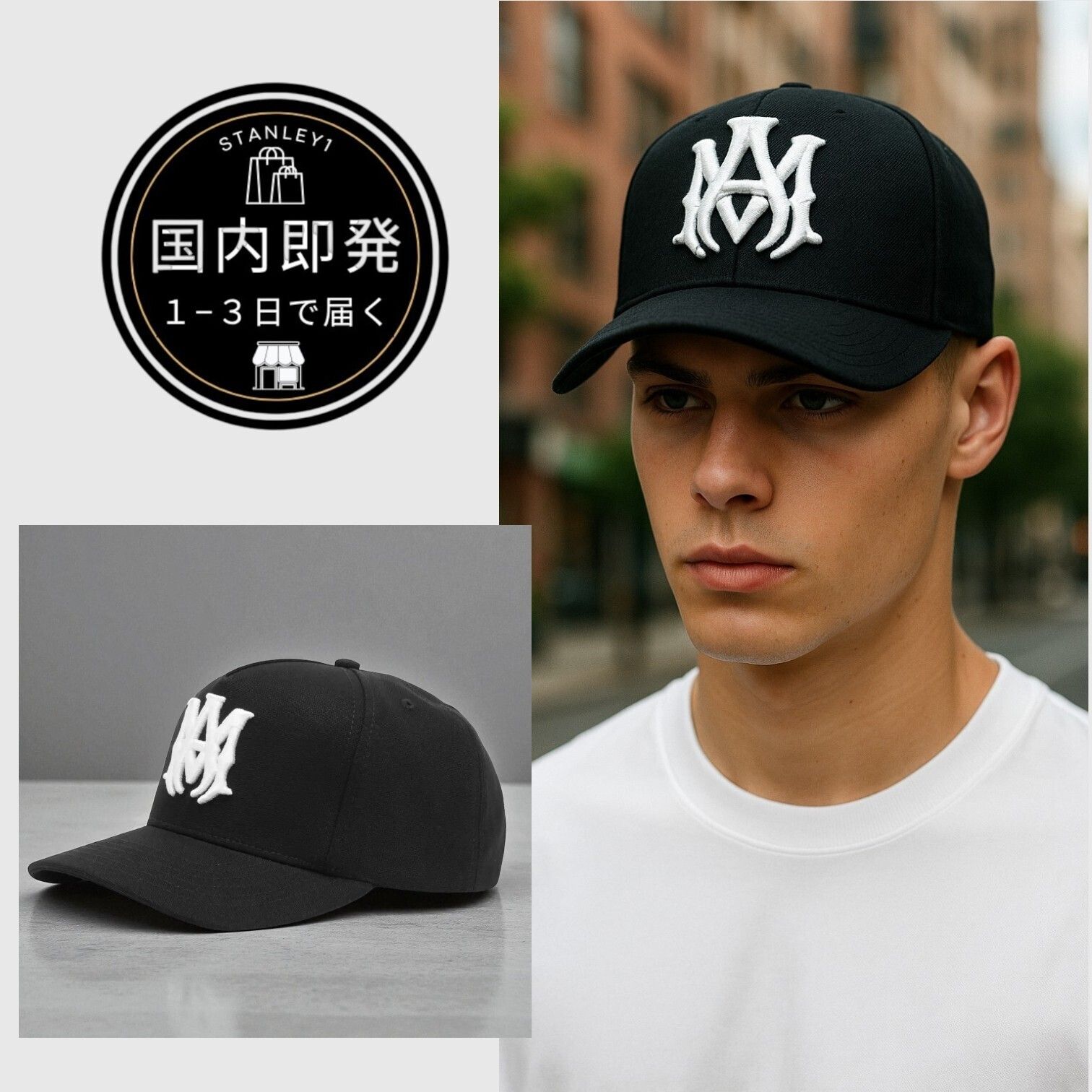 国内即発【Amiri】アミリ☆MA CANVAS Cap☆ベースボールキャップ