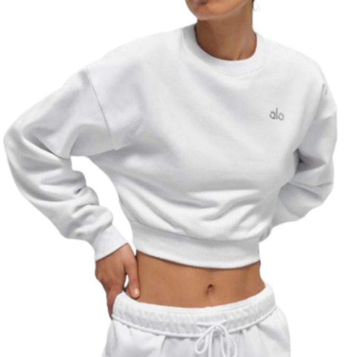 新カラー登場♪【alo】Accolade クロップド丈クルーネック (ALO Yoga