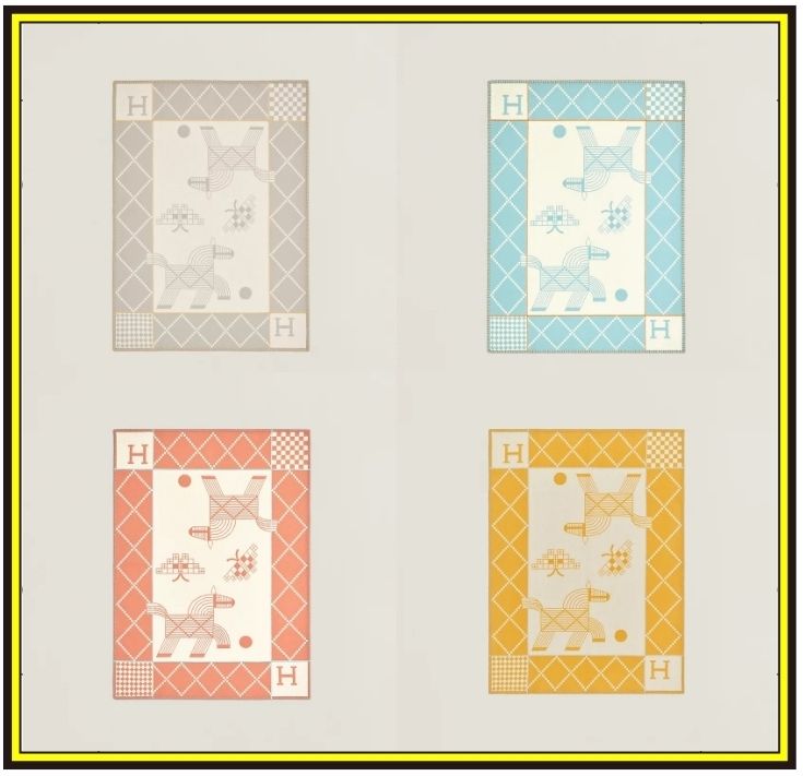 HERMES】エルメス アヴァロン アニモー ナット ブランケット (HERMES