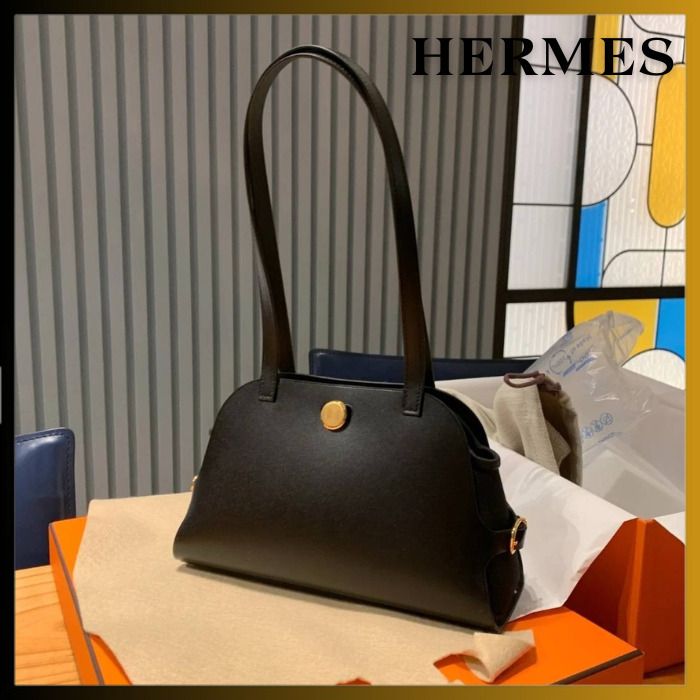 Noir × Gold金具】HERMES タブリエセリエ Tablier Sellier (HERMES