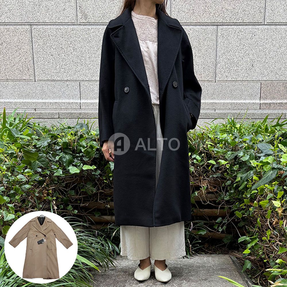 Weekend Max Mara RESINA レジナ ウール ダブルブレストコート