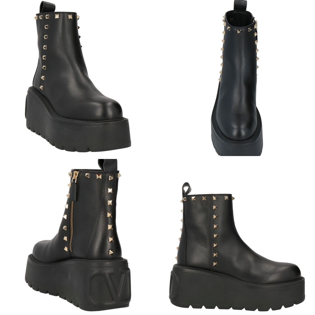 VALENTINO GARAVANI】厚底 ショートブーツ (VALENTINO/ショートブーツ