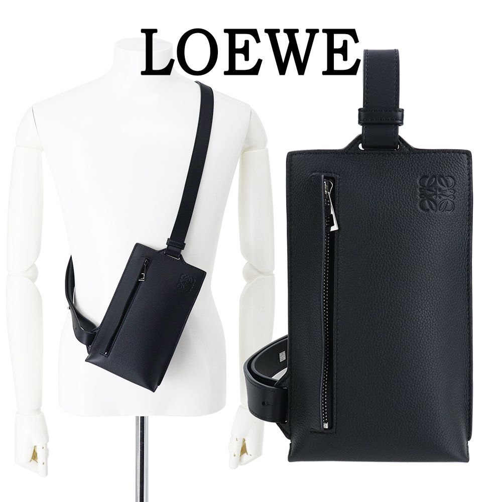 LOEWE バッグ バーティカル Tポケット ショルダー ボディバッグ (LOEWE