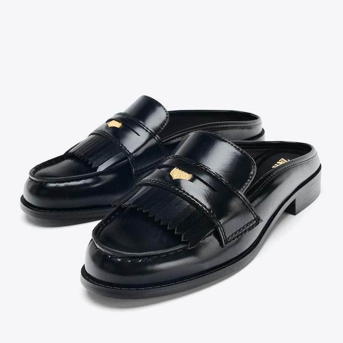 国内発送☆ZARA☆チャンキーソール*ミュールローファー (ZARA