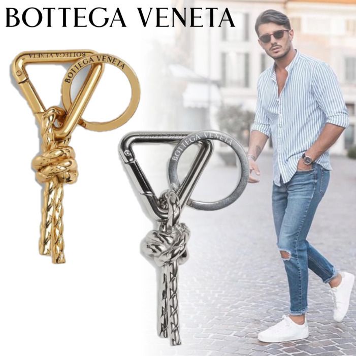 国内直営**BOTTEGA VENETA**メタル ノット キーリング (BOTTEGA VENETA