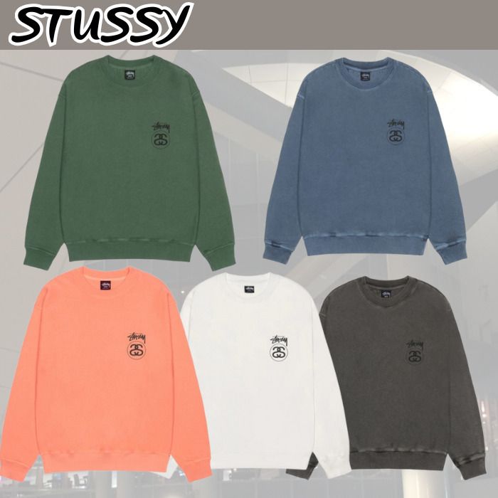 独特のヴィンテージ感☆【STUSSY】クルーネック スウェット (STUSSY