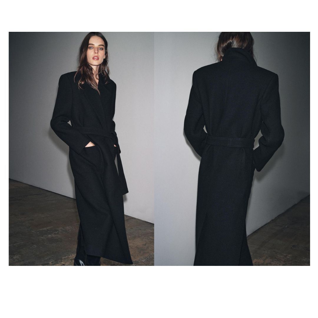 ZARA】ZW COLLECTION ウールブレンドコート (ZARA/コート) 121957750