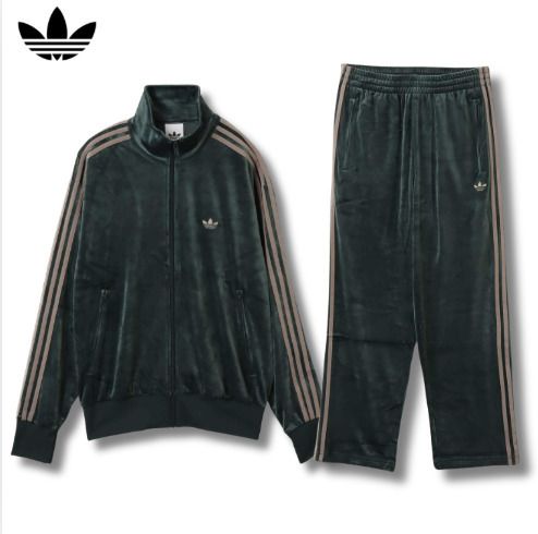adidas ファイヤーバード ベロア トラック トップ & パンツ (adidas