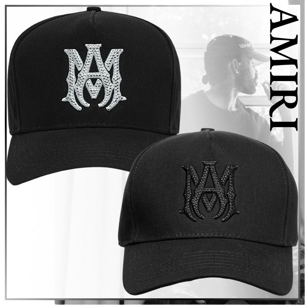 クリスタル装飾が光る2タイプ【AMIRI】MA クリスタル キャップ (AMIRI