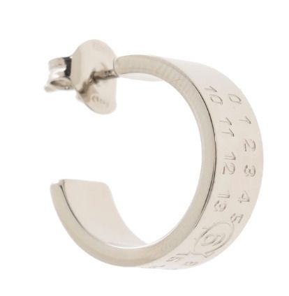 MM6 Maison Margiela】ナンバーロゴ フープ ピアス (Maison Margiela